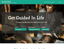 Tablet Screenshot of mentspot.com